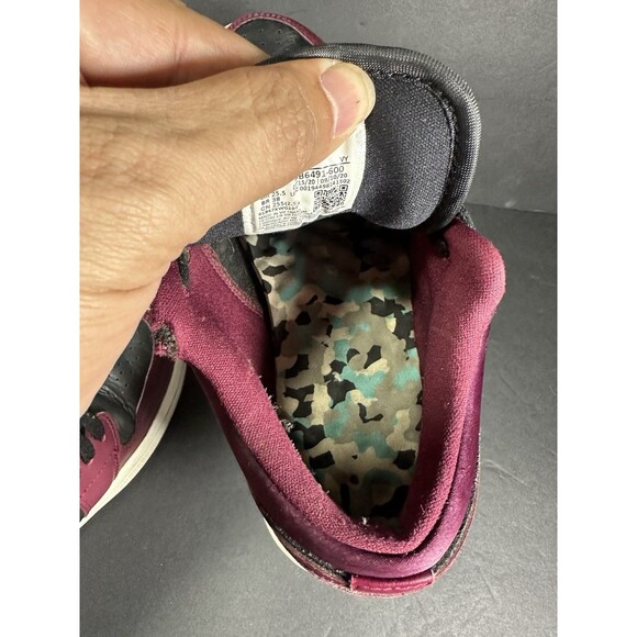 Nike Air Jordan 1 Low SE Dark Beetroot with Charms Size 8.5 - Picture 12 of 12